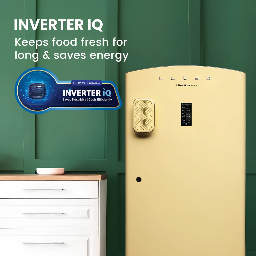 Lloyd GLDF244SA4LC Single Door Refrigerator 216 L - Pastel Yellow_9