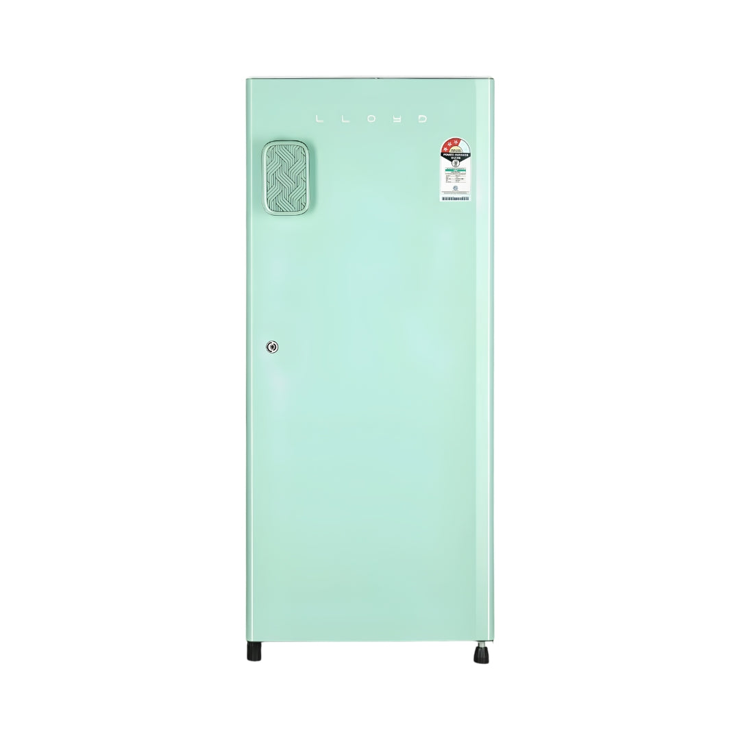 Lloyd GLDG203APGCF Single Door Refrigerator 185 L - Pastel Green_Front View