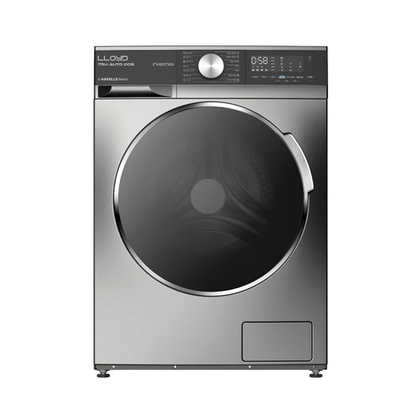 Lloyd GLWF104TAGGB Fully Automatic Front Load Washing Machine 9.5 Kg - Black_Front View