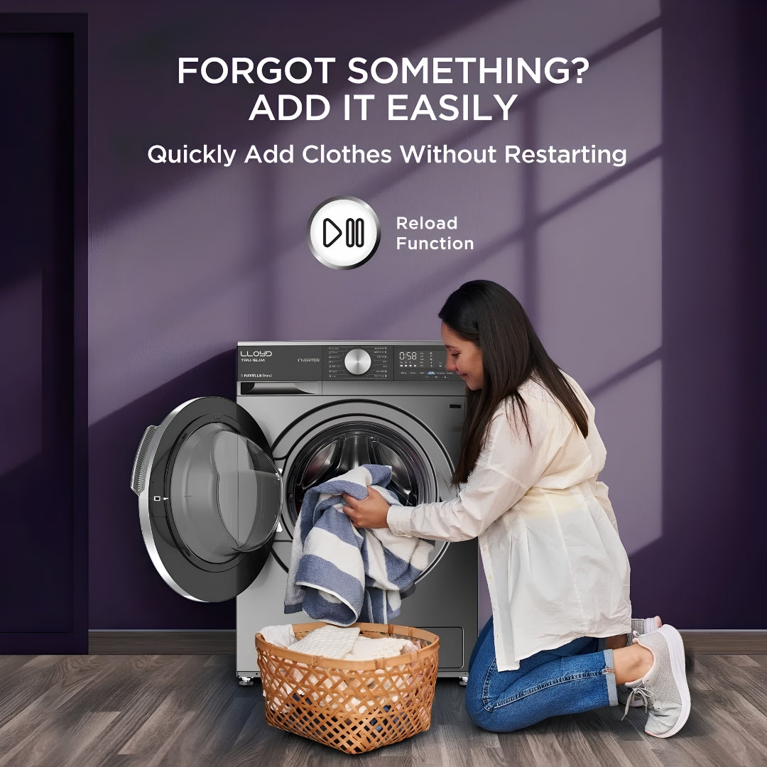 Lloyd GLWF703TSGGB Fully Automatic Front Load Washing Machine 7 Kg - Graphite Black_Feature_2