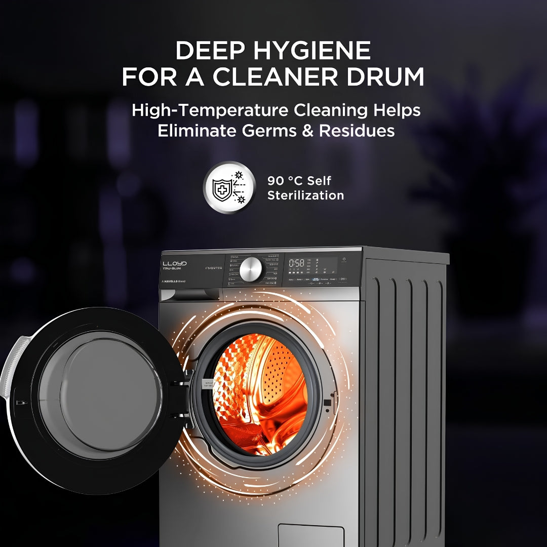 Lloyd GLWF703TSGGB Fully Automatic Front Load Washing Machine 7 Kg - Graphite Black_Feature_3