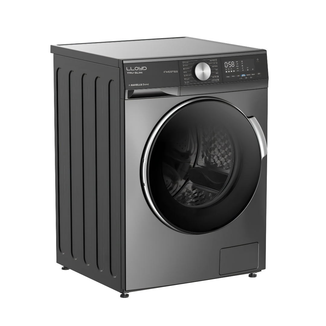 Lloyd GLWF804TSGGB Fully Automatic Front Load Washing Machine 8 Kg - Black_Right View