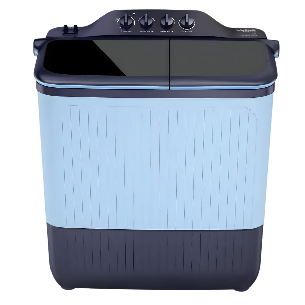 Lloyd GLWS125EPHiB Semi Automatic Top Load Washing Machine 12 kg - Black and Blue_1