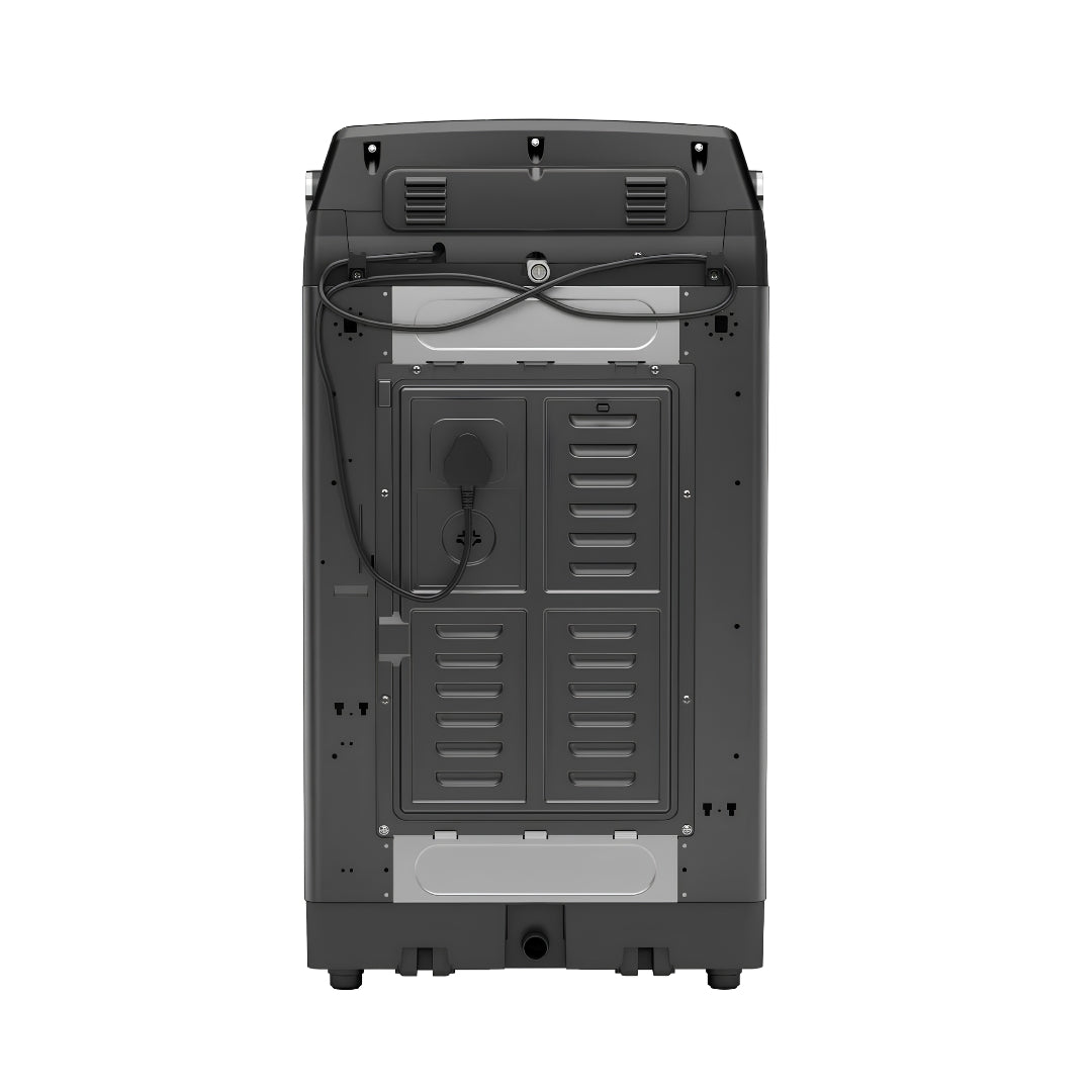 Lloyd GLWT855N40EB Fully Automatic Top Load Washing Machine 8.5 Kg - Ebony Black_Back View