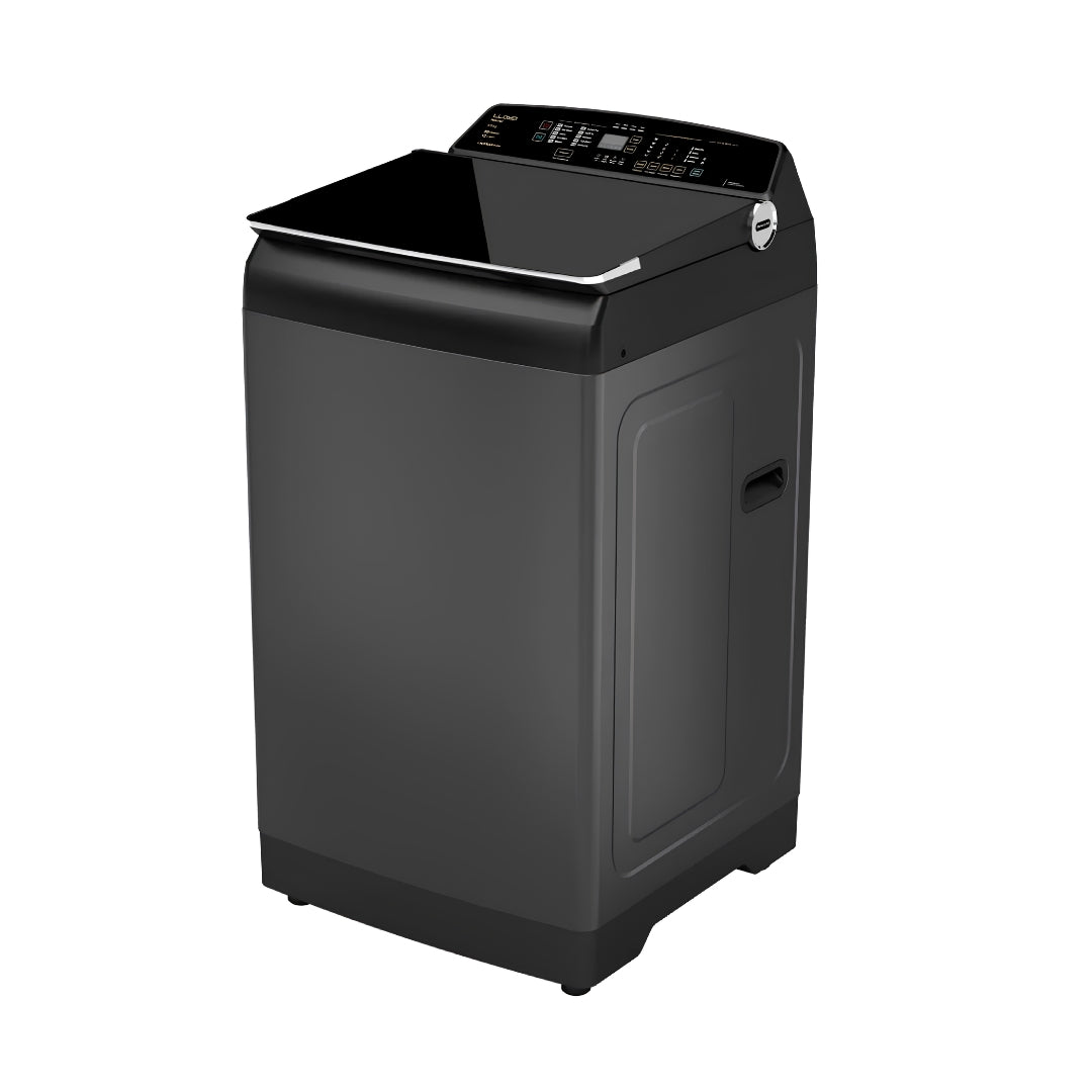 Lloyd GLWT855N40EB Fully Automatic Top Load Washing Machine 8.5 Kg - Ebony Black_Left View