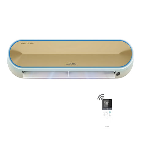 Lloyd Steller GLS18V5FWSSL Inverter Split air Conditioner 1.5 Ton - White with Gold_1