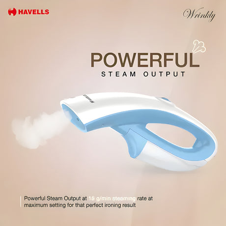 Lloyd Wrinkly Garment Steamer 920 Watts - White with Blue_2