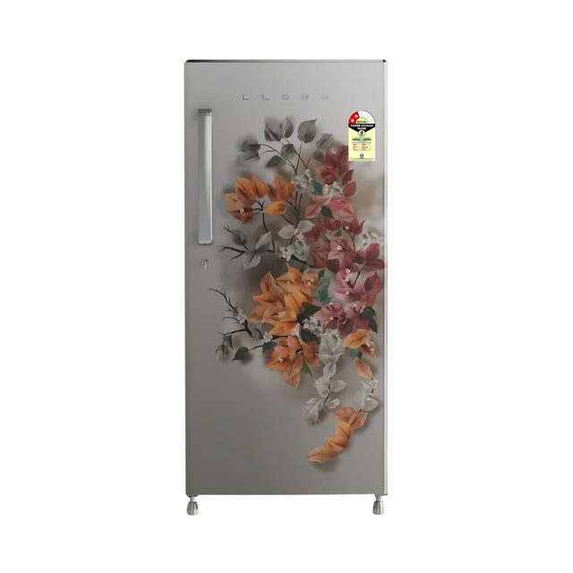 Llyod GLDG202ABSCF Single Door Refrigerator 185 L - Bougain Dusk Silver_Front view
