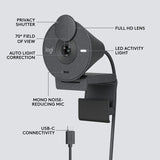 Logitech BRIO 300 Full HD 1080p Webcam - Graphite