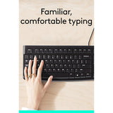 Logitech K120 Wired Keyboard - Black