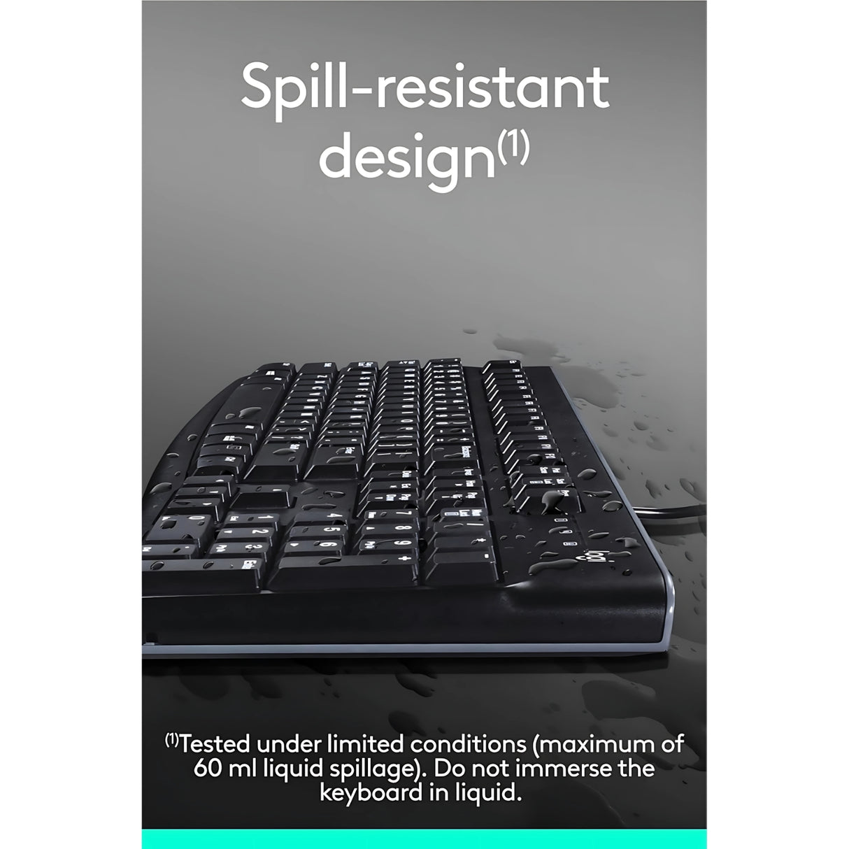 Logitech K120 Wired Keyboard - Black