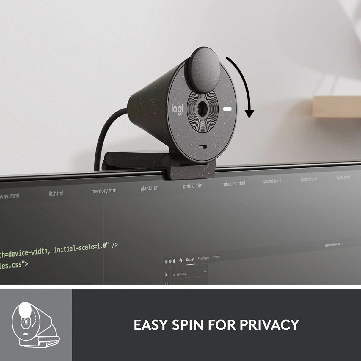 Logitech BRIO 300 Full HD 1080p Webcam - Graphite_7