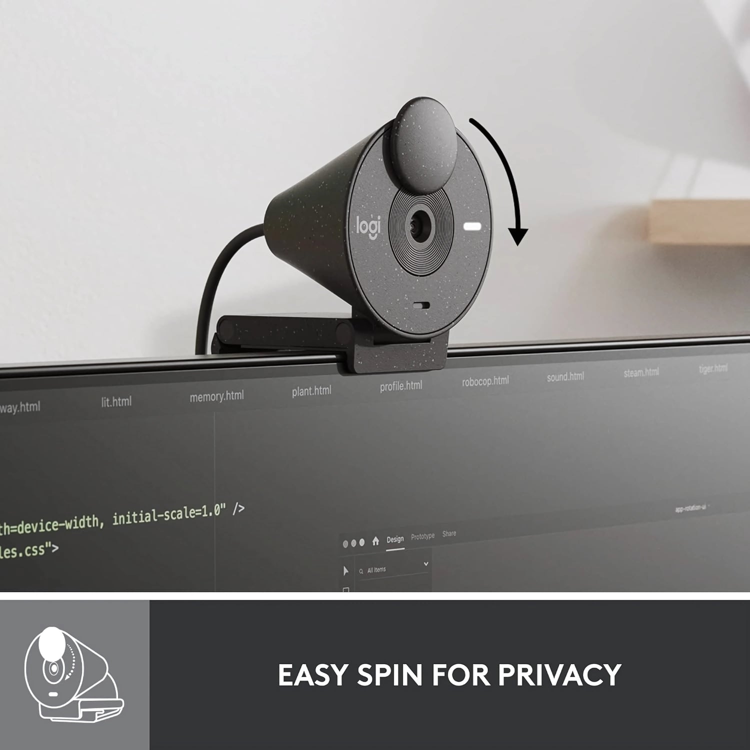 Logitech BRIO 300 Full HD 1080p Webcam - Graphite_7