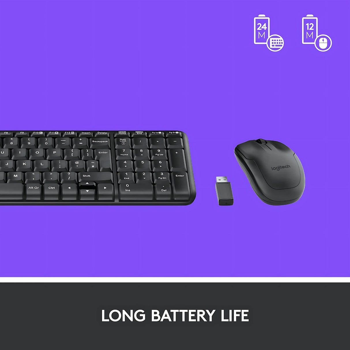 Logitech MK220 Wireless Combo - Black_3