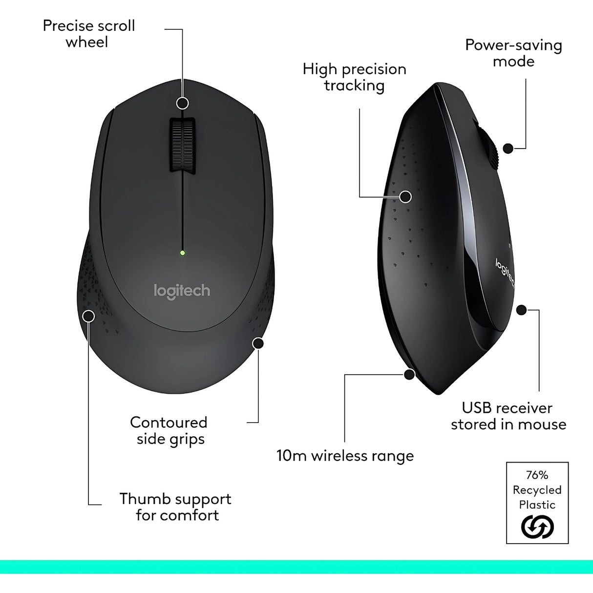 Logitech MK345 Wireless Combo - Black_6