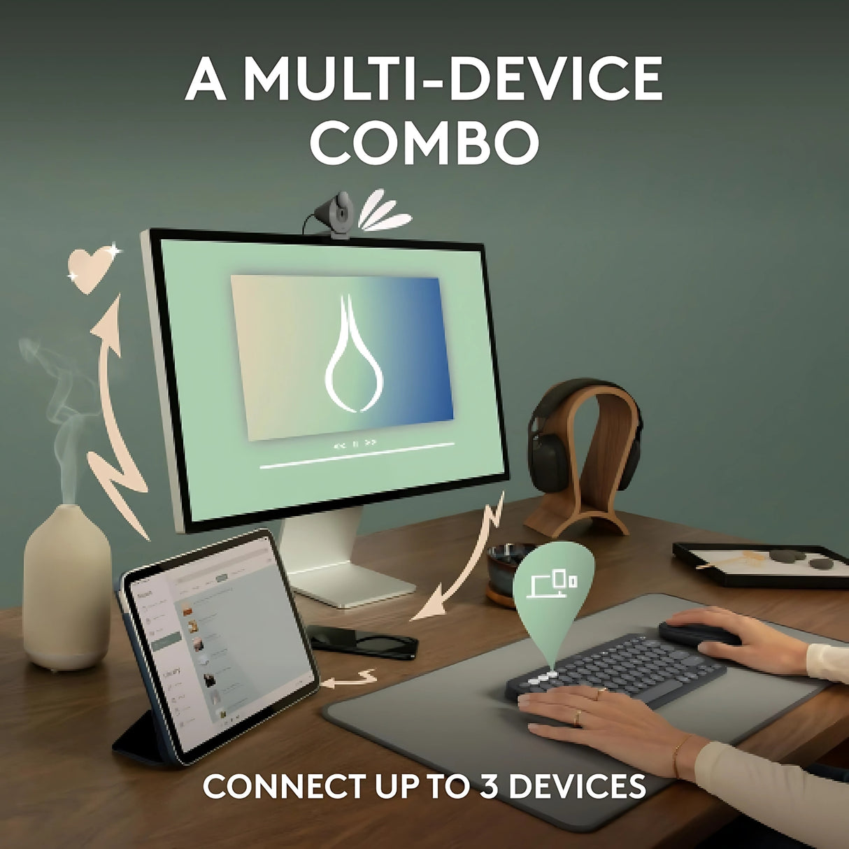 Logitech Pebble 2 Combo - Graphite_8