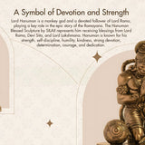 Lord Hanuman Blessed Divine 9 In Sculpture - Antique Bronze