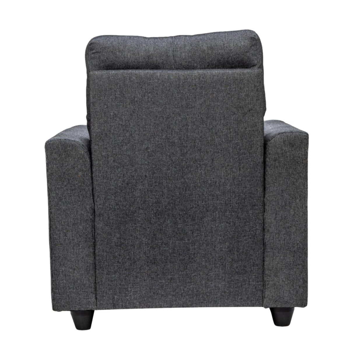 Lyon Classic Pro Comfort Fabric Sofa 1 Seater - Dark Grey