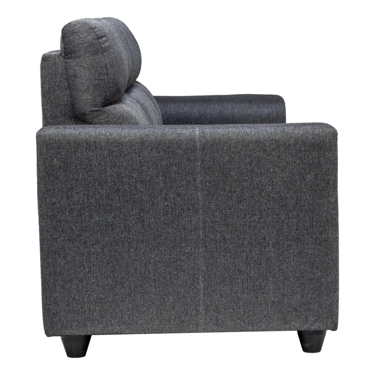 Lyon Classic Pro Comfort Fabric Sofa 3 Seater - Dark Grey