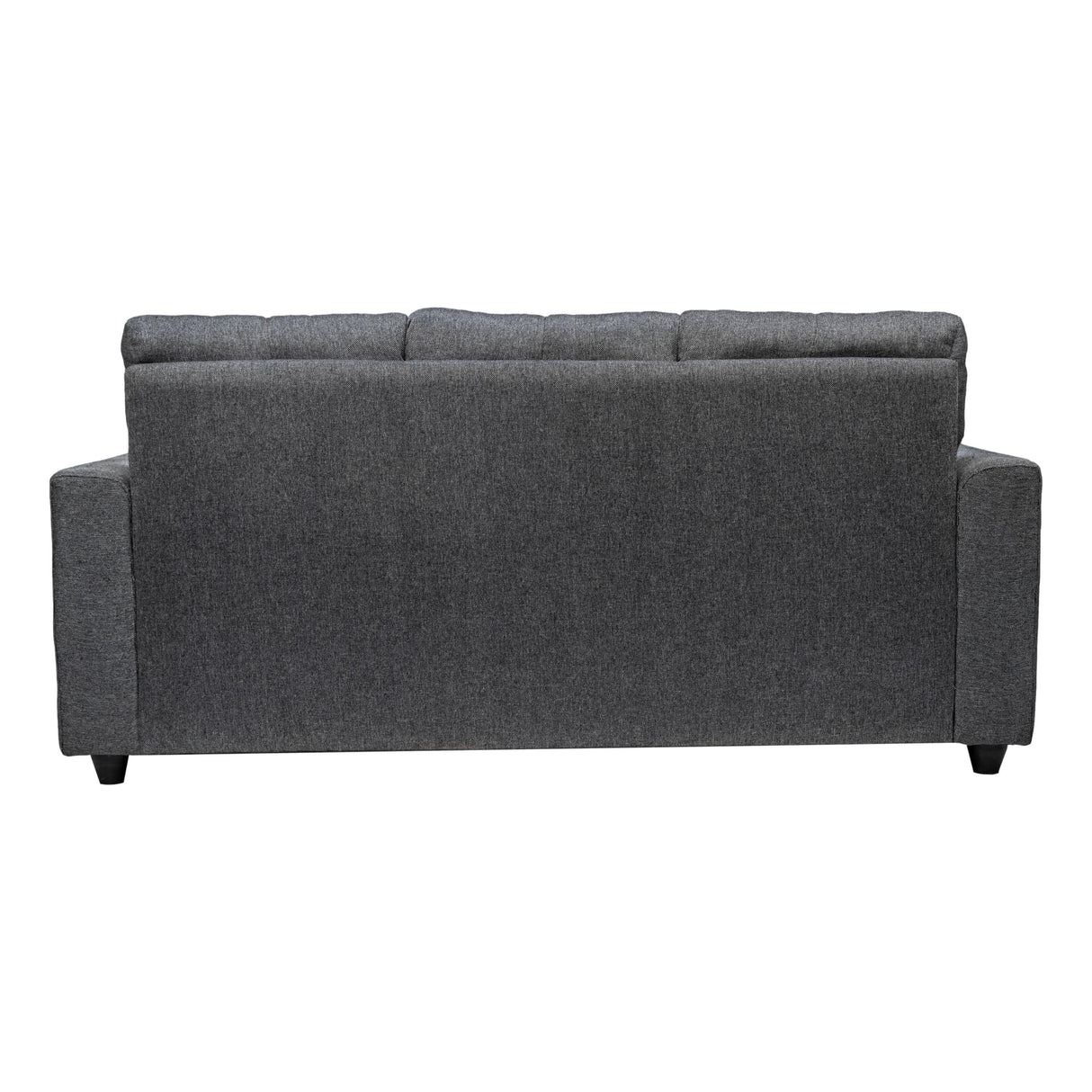Lyon Classic Pro Comfort Fabric Sofa 3 Seater - Dark Grey