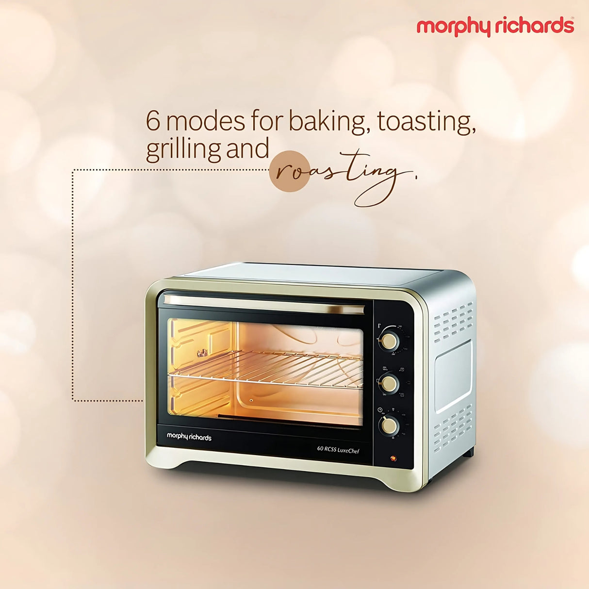 Morphy Richards OTG 60 L RCSS LUXE 510053 - Gold