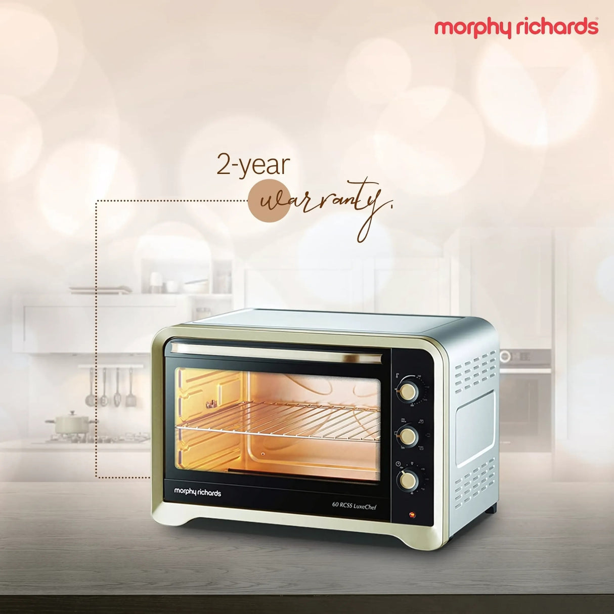 Morphy Richards OTG 60 L RCSS LUXE 510053 - Gold