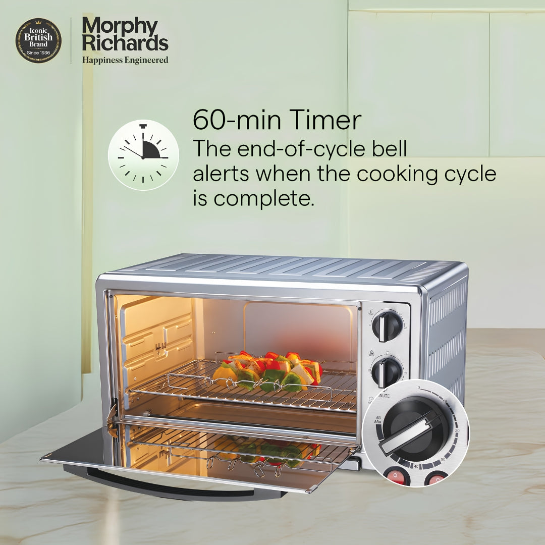MORPHY RICHARDS 60 RCSS OTG 60 L - Silver_8