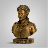 Maaveeran Sivakarthikeyan Bust  8 In Sculpture - Antique Bronze