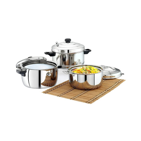 Mahaa Amaze Stainless Steel Kitchen Gift Set - 3 Pcs_Front View1
