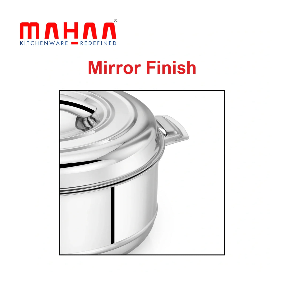 Mahaa Aspen SS Insulated Casserole with Lid 1000 ml_5