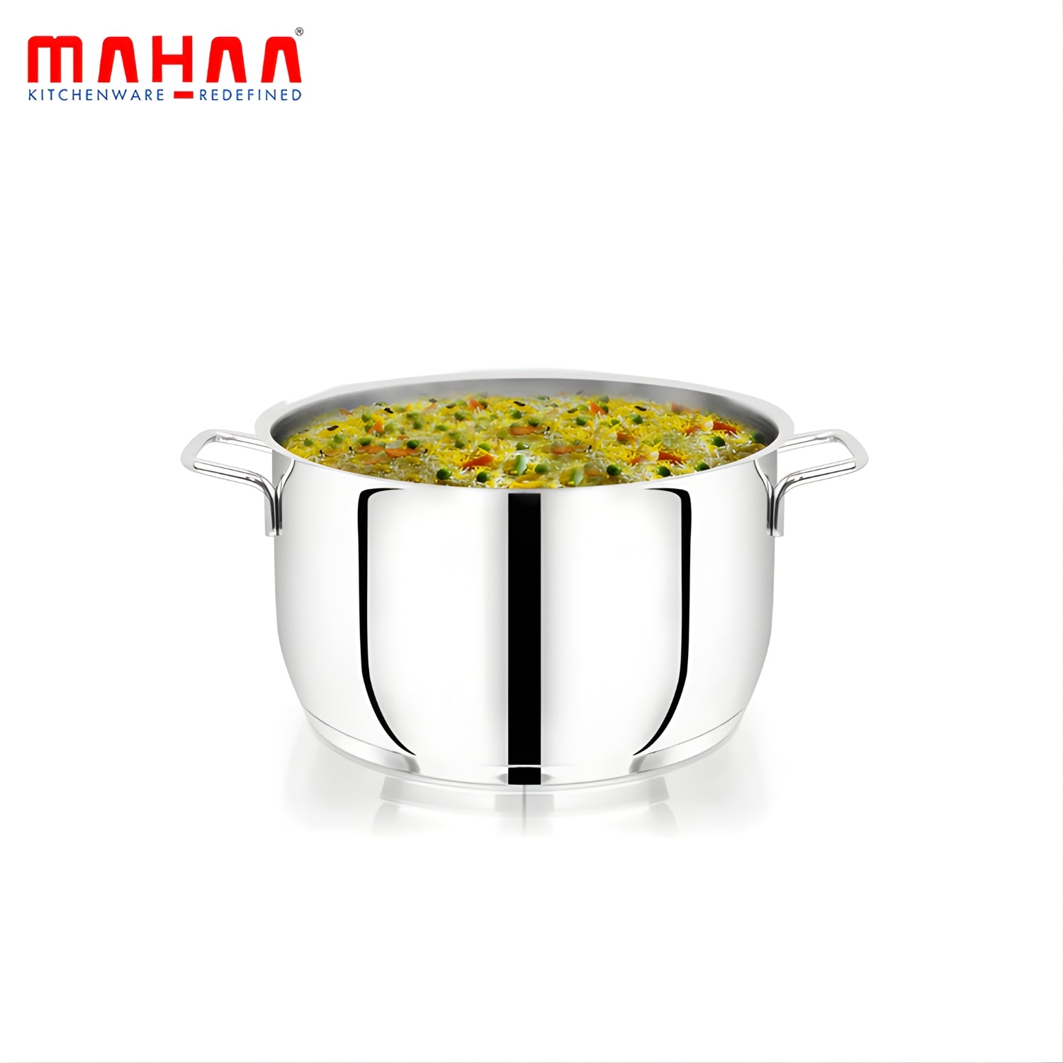 Mahaa Avanti Stainless Steel Cook and Serve Biryani Pot with Lid 14 cm \ 1.2 L_3