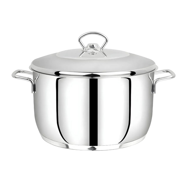 Mahaa Avanti Stainless Steel Cook and Serve Biryani Pot with Lid 16 cm \ 2 L_1