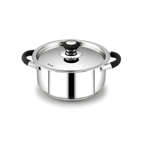 Mahaa Chroma SS Casserole with Lid 20 cm / 3600 ml_1