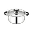 Mahaa Chroma SS Casserole with Lid 20 cm _ 3600 ml_Front View