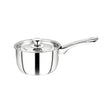 Mahaa Classic Stainless Steel Sauce Pan with Lid 20 cm \ 3.6 L_Front View
