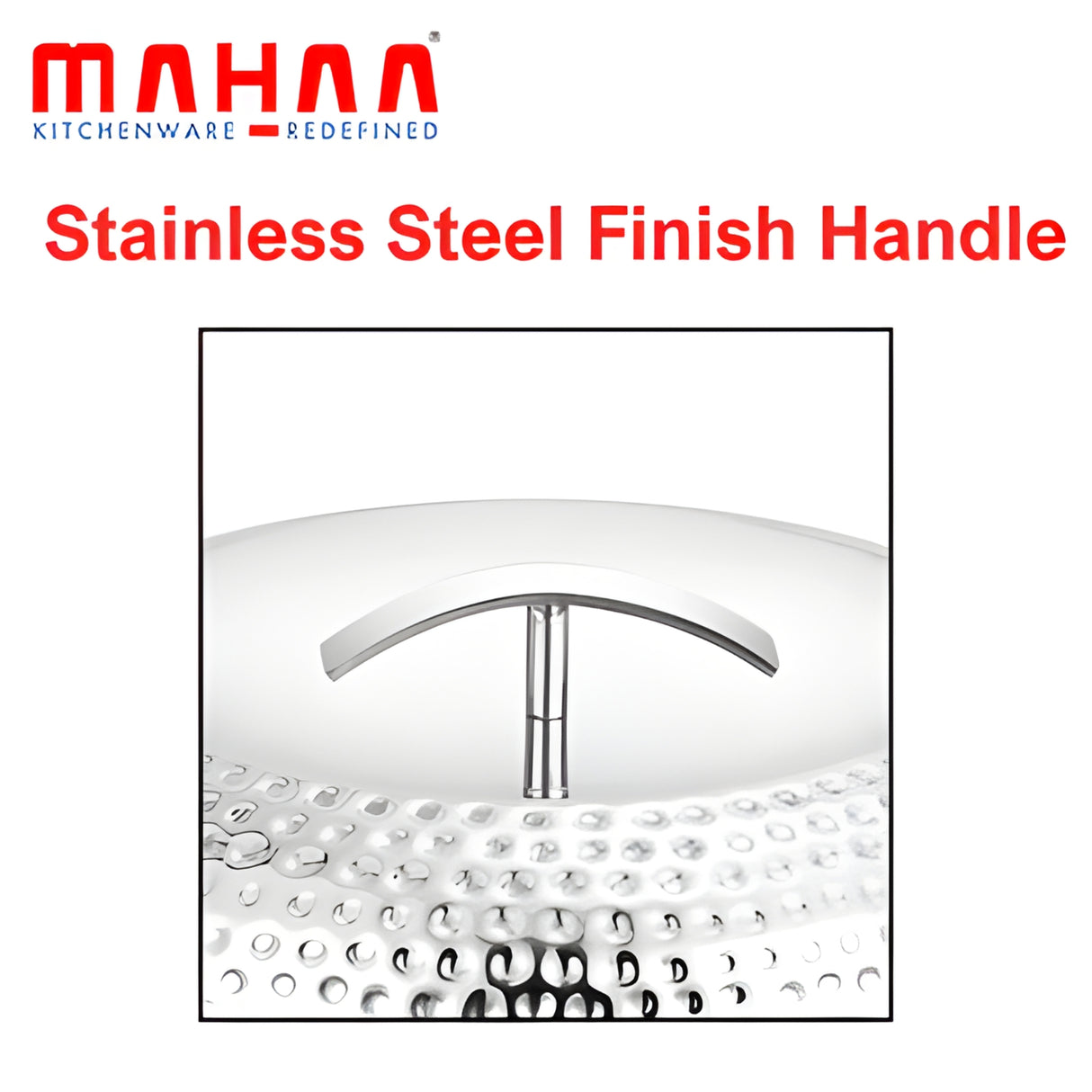 Mahaa Curve Hammered Premium Double Wall Insulated SS Casserole with Lid 2800 ml_4