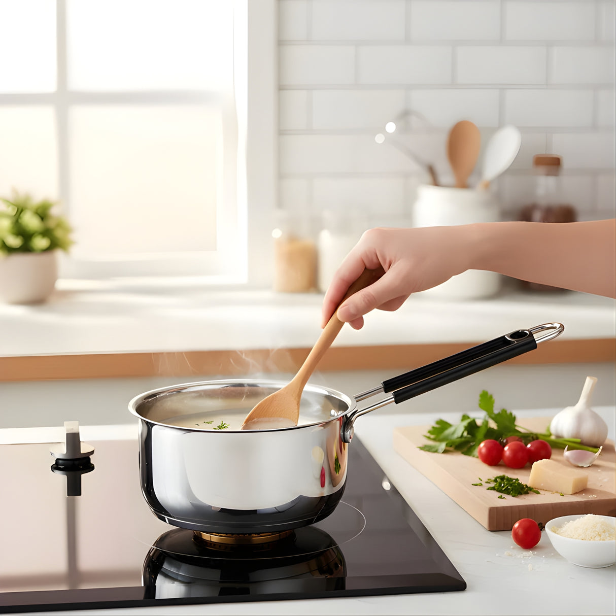 Mahaa Utena Stainless Steel Sauce Pan 14 cm_10