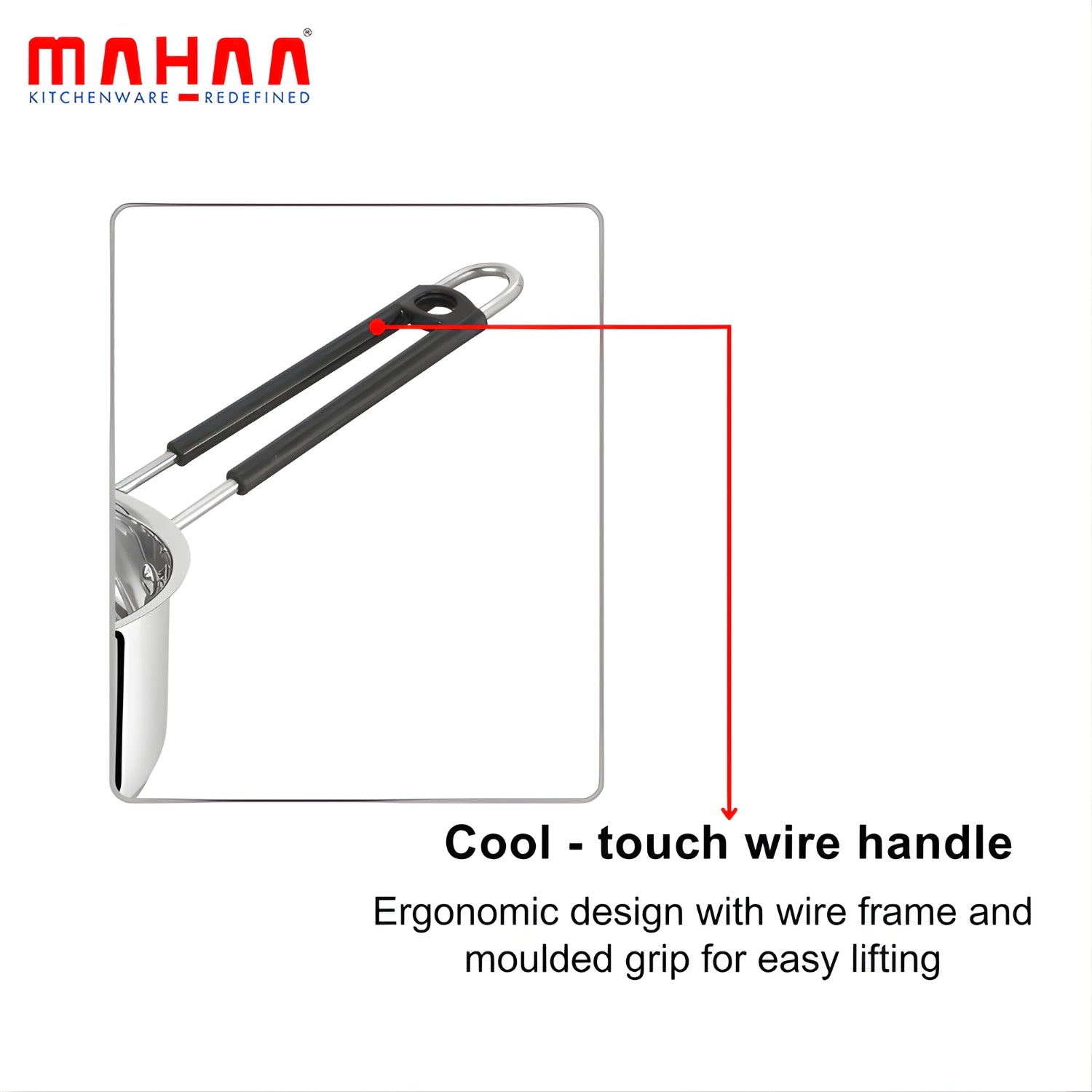 Mahaa Utena Stainless Steel Sauce Pan 14 cm_5