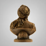 Mahakavi Bharathiyar 8 In Sculpture - Antique Bronze