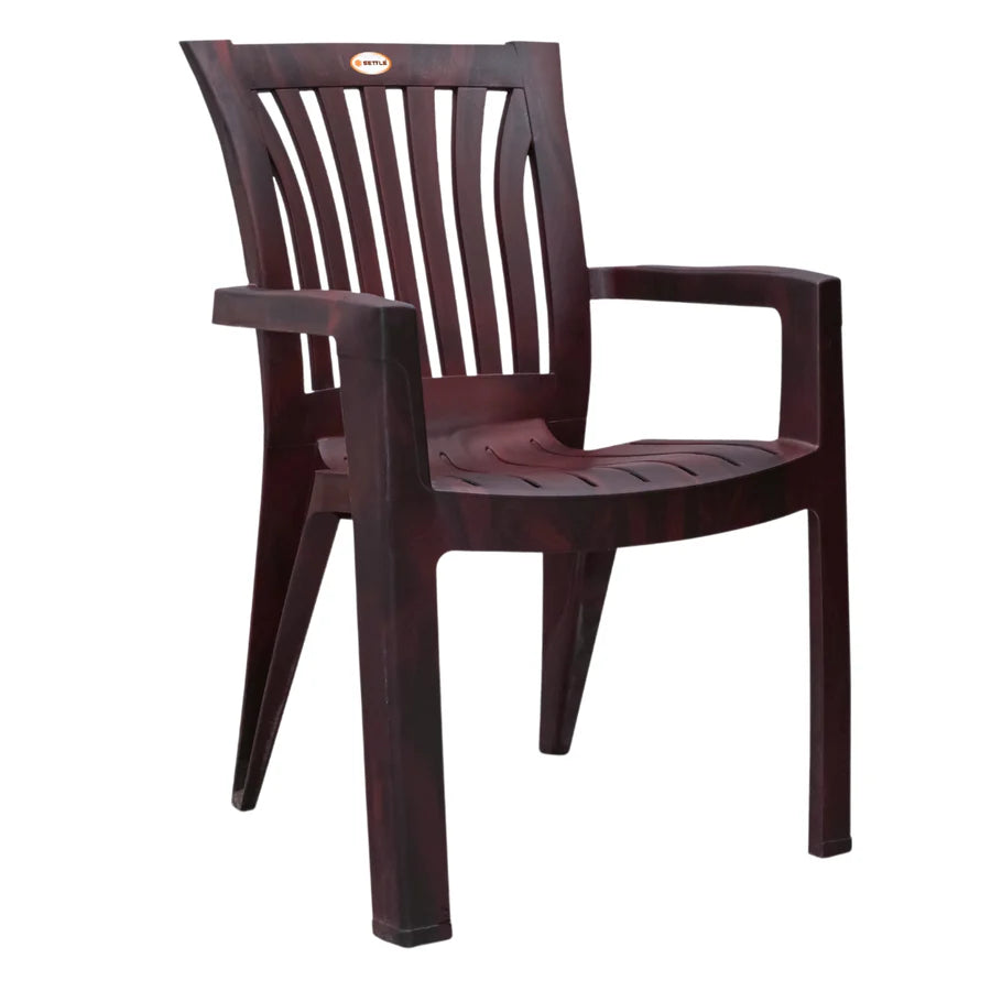 Settle Majestic Arm Plastic Chair - Rose Gold