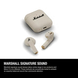 Marshall Minor IV True Wireless Earbuds - Cream