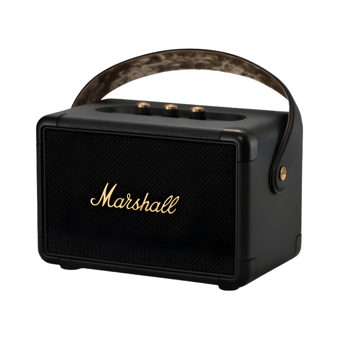 Marshall Kilburn II Bluetooth Speaker 36W - Black and Brass_FrontView