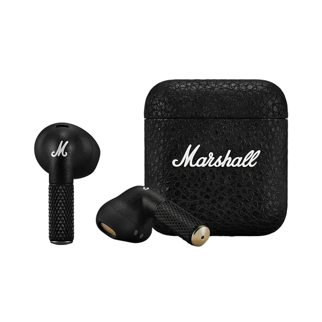 Marshall Minor IV True Wireless Earbuds - Black_FrontView