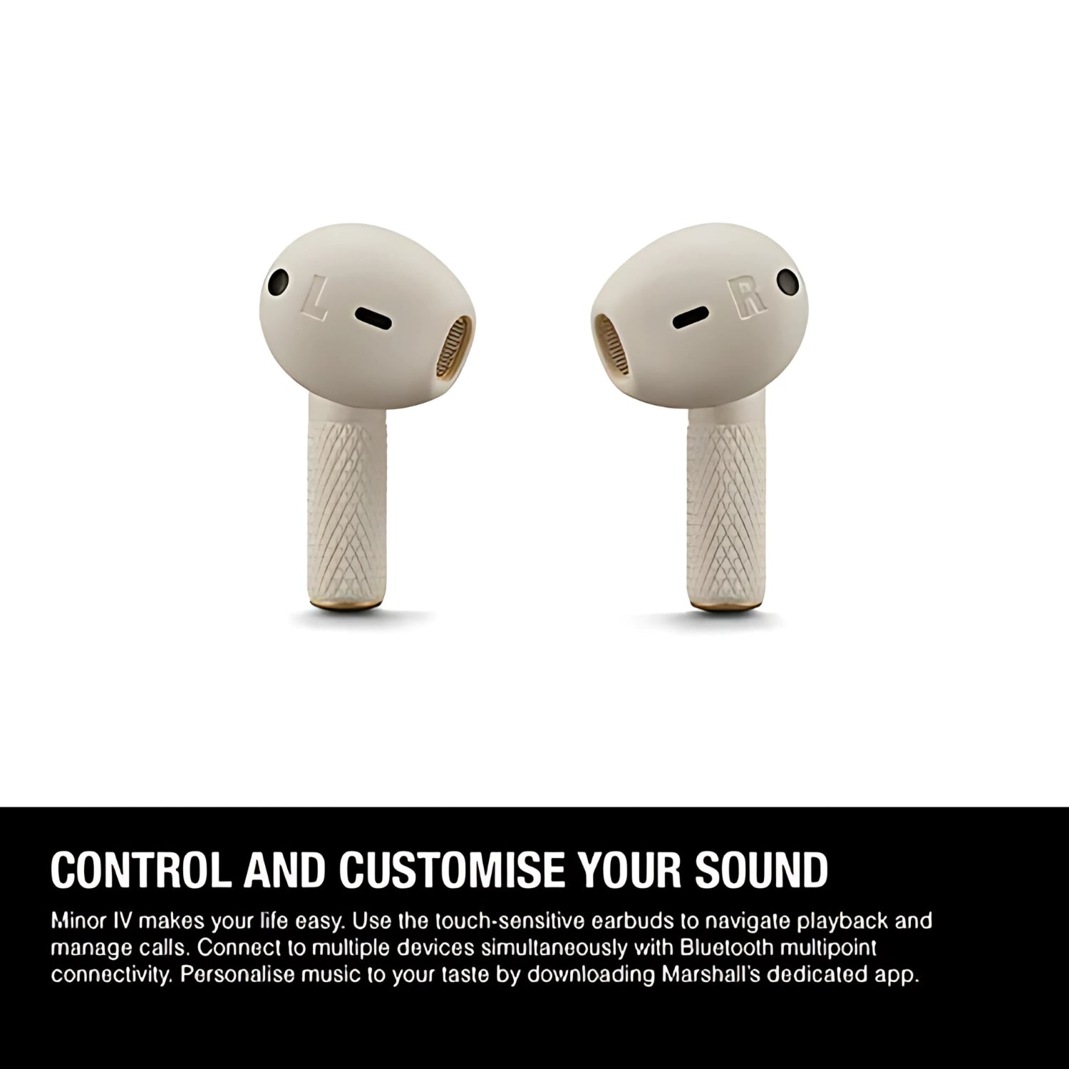 Marshall Minor IV True Wireless Earbuds - Cream_4