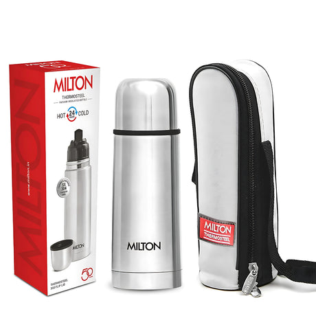 Milton Flip Lid Thermosteel Flask 500 ml - Silver