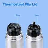 Milton Flip Lid Thermosteel Flask 750 ml - Silver