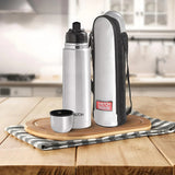 Milton Flip Lid Thermosteel Flask 750 ml - Silver