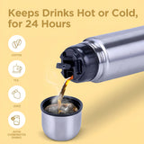 Milton Flip Lid Thermosteel Flask 750 ml - Silver