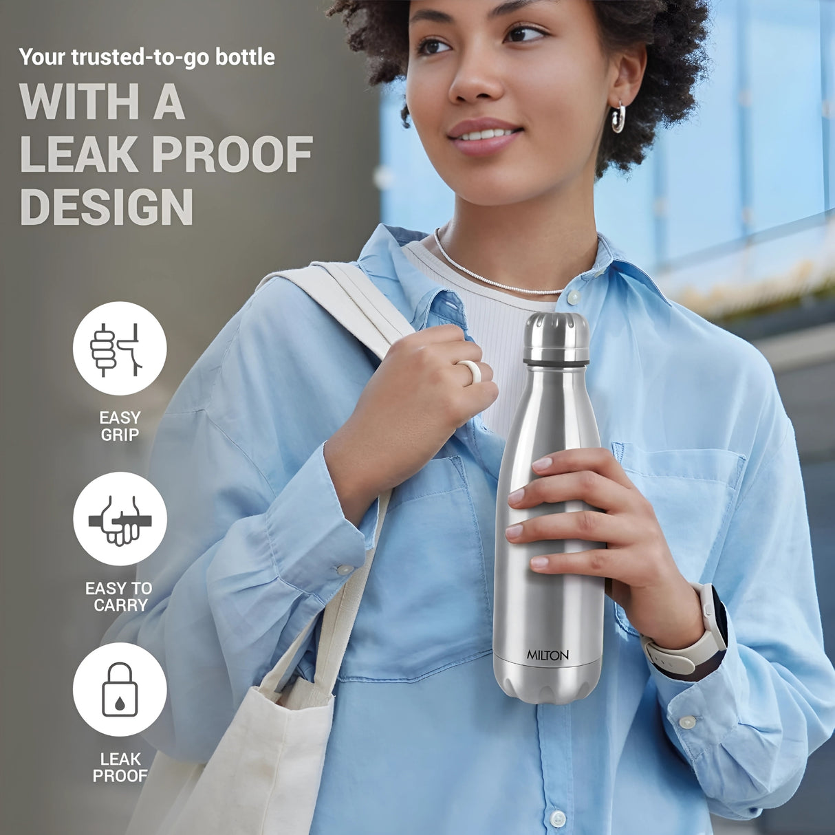 Milton Thermosteel Duo Bottle 500 ml - Silver_8