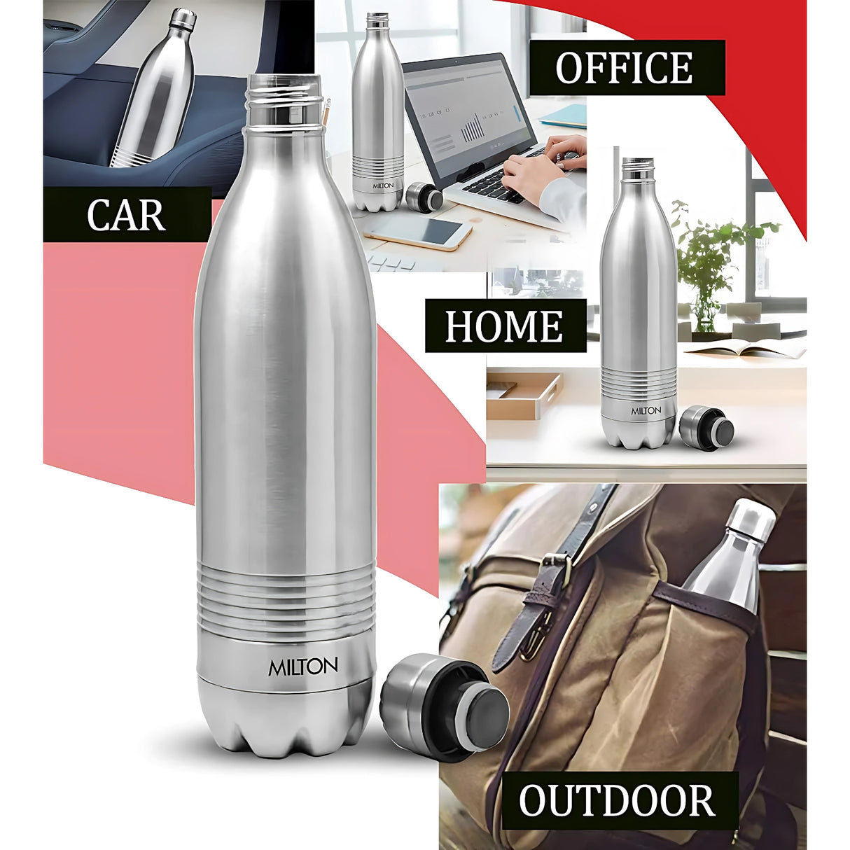 Milton Thermosteel Duo Bottle 750 ml - Silver_9